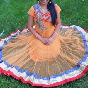 Indian Net party wear dress